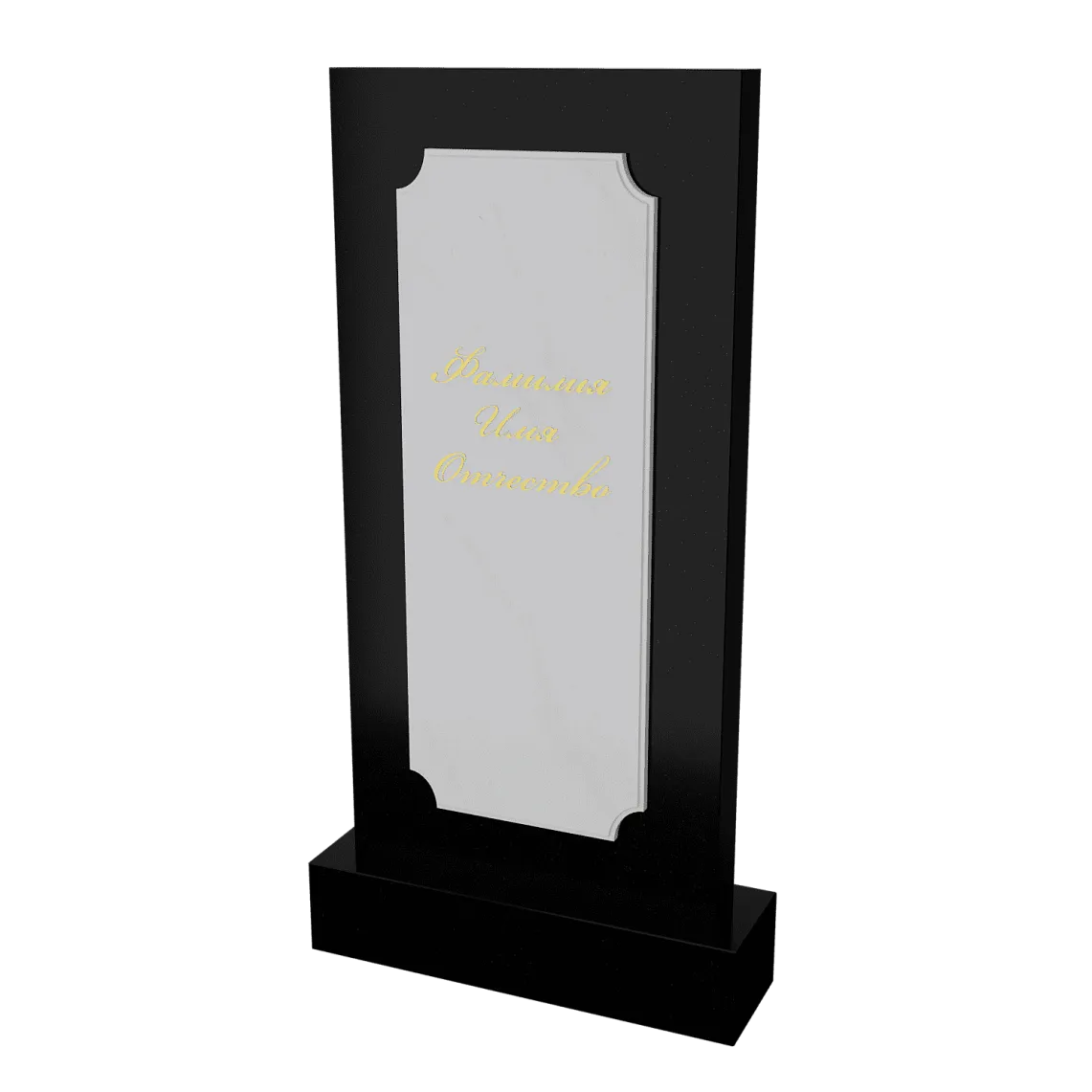 Памятник с флорентийской мозаикой "Каменный узор №12" 15 