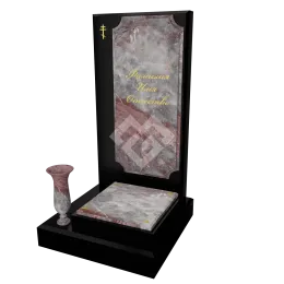 Памятник с флорентийской мозаикой "Каменный узор №11"