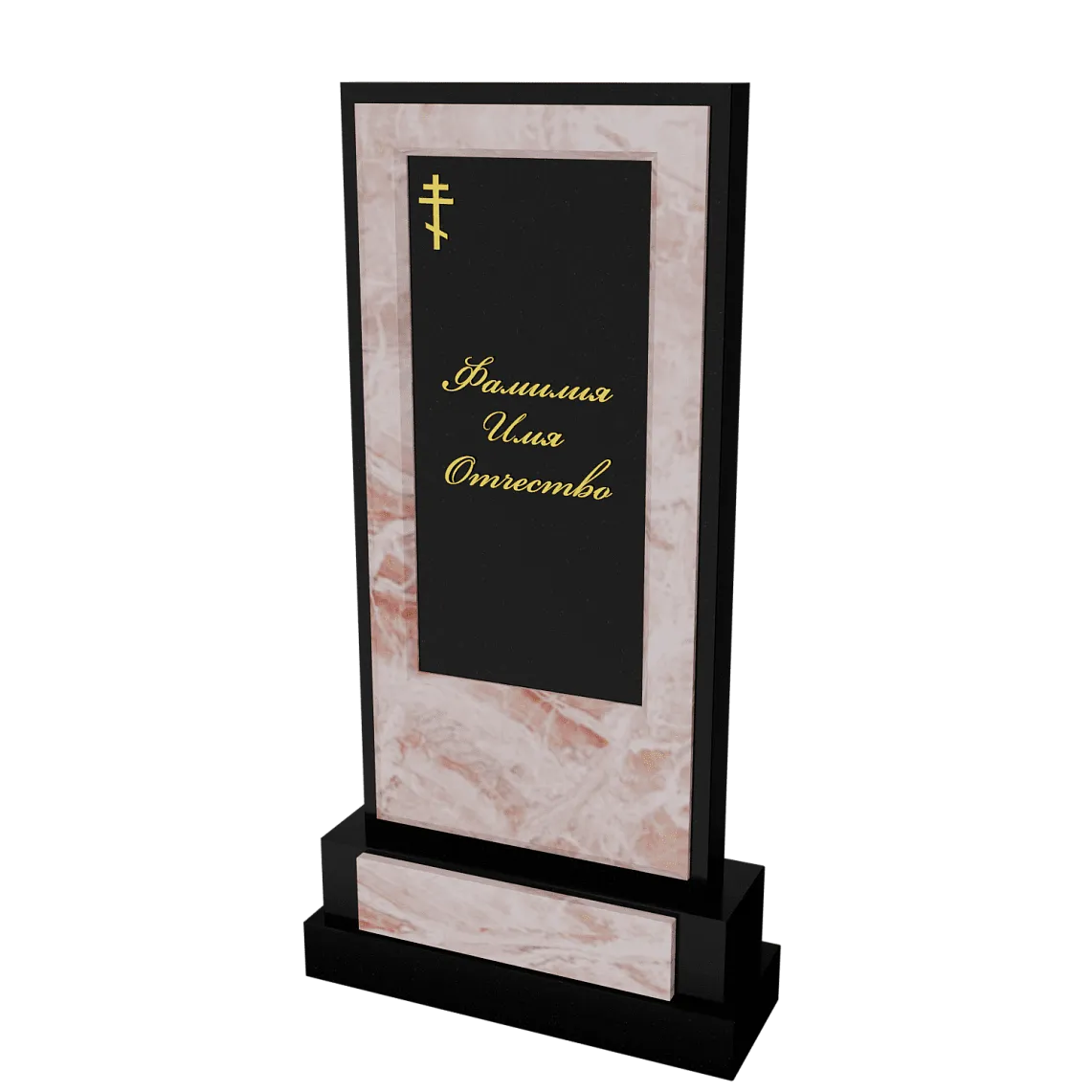 Памятник с флорентийской мозаикой "Каменный узор №15" 14 