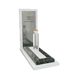 Памятник из стекла "Луч в сумрачном небе" 8