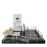 Мемориальный комплекс на могилу "Жемчуг Души"