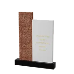 Горизонтальный памятник "Две жизни"