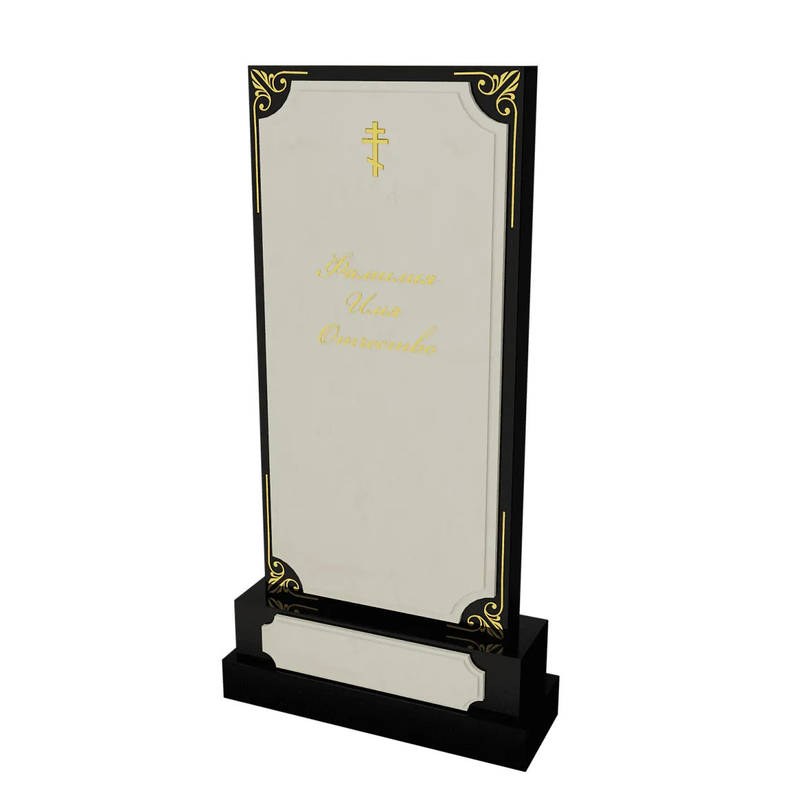 Памятник с флорентийской мозаикой "Каменный узор №13" 11 