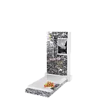 Вертикальный памятник "Взгляд Души"