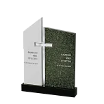 Горизонтальный памятник "Воздушный крест\крест металл"