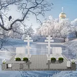 Мемориальный комплекс на могилу "Два Мира"