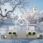 Мемориальный комплекс на могилу "Два Мира" 6