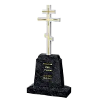 Вертикальный памятник "Крест на Голгофе I" 8