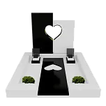 Мемориальный комплекс на могилу "Любовь Души" 13