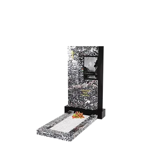 Вертикальный памятник "Взгляд Души"