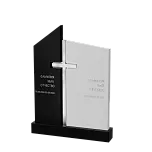 Горизонтальный памятник "Воздушный крест\крест металл"