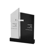 Горизонтальный памятник "Воздушный крест\крест металл"