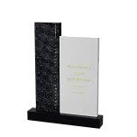 Горизонтальный памятник "Две жизни"