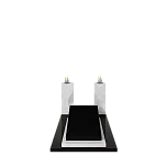 Памятник для урны с прахом "Молчаливая Звезда" 22