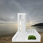 Современный памятник  "Продолжение жизни"