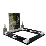 Памятник из стекла "Двойной стекло+гранит"