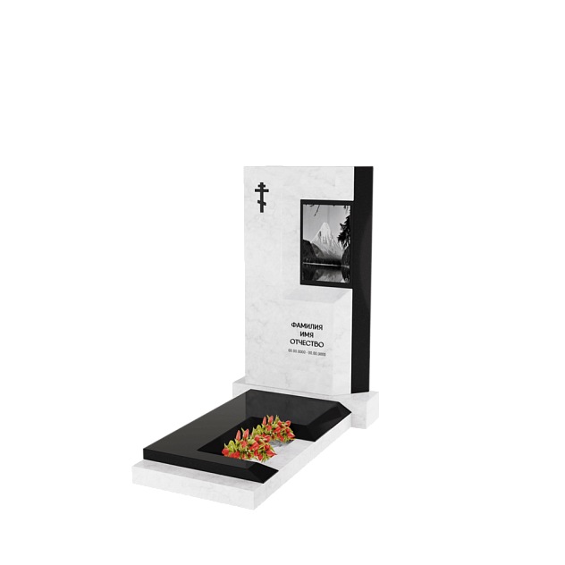 Вертикальный памятник "Взгляд Души"