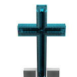 Памятник из стекла "Символ Веры"