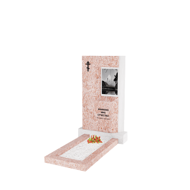 Вертикальный памятник "Взгляд Души"