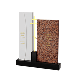 Горизонтальный памятник "Союз"