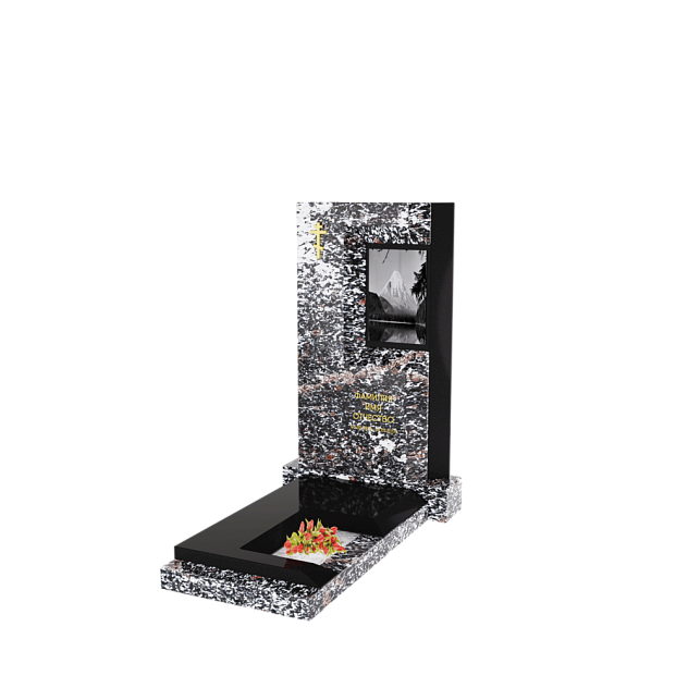 Вертикальный памятник "Взгляд Души"