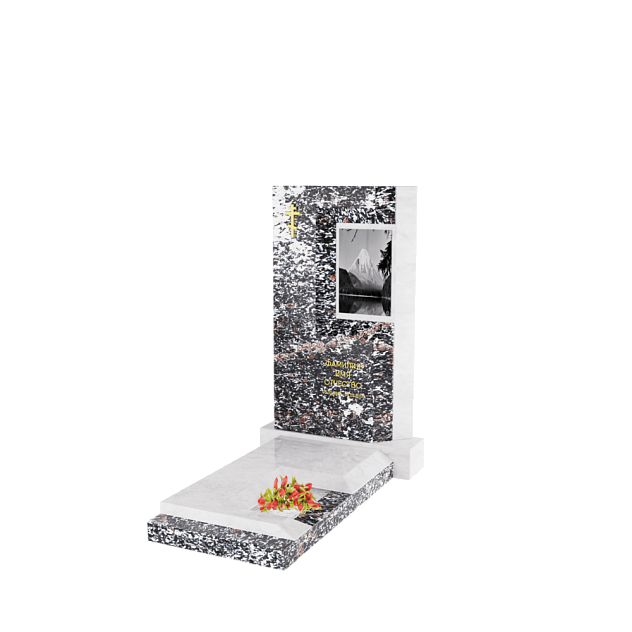 Вертикальный памятник "Взгляд Души"