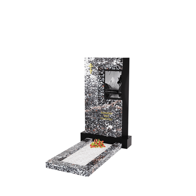 Вертикальный памятник "Взгляд Души"