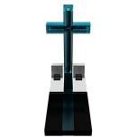 Памятник из стекла "Символ Веры"